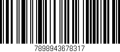Código de barras (EAN, GTIN, SKU, ISBN): '7898943678317'