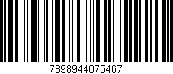 Código de barras (EAN, GTIN, SKU, ISBN): '7898944075467'