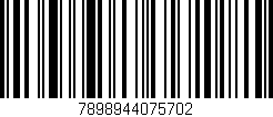 Código de barras (EAN, GTIN, SKU, ISBN): '7898944075702'