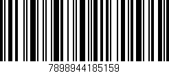 Código de barras (EAN, GTIN, SKU, ISBN): '7898944185159'