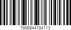 Código de barras (EAN, GTIN, SKU, ISBN): '7898944194113'