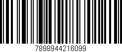 Código de barras (EAN, GTIN, SKU, ISBN): '7898944216099'