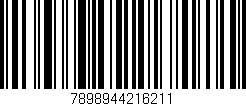 Código de barras (EAN, GTIN, SKU, ISBN): '7898944216211'