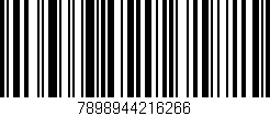 Código de barras (EAN, GTIN, SKU, ISBN): '7898944216266'