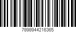 Código de barras (EAN, GTIN, SKU, ISBN): '7898944216365'