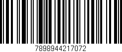 Código de barras (EAN, GTIN, SKU, ISBN): '7898944217072'