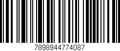 Código de barras (EAN, GTIN, SKU, ISBN): '7898944774087'