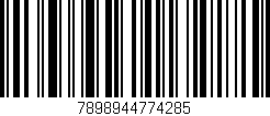 Código de barras (EAN, GTIN, SKU, ISBN): '7898944774285'