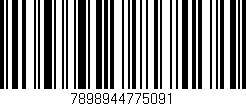 Código de barras (EAN, GTIN, SKU, ISBN): '7898944775091'