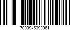 Código de barras (EAN, GTIN, SKU, ISBN): '7898945390361'