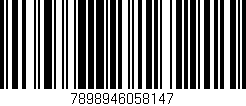 Código de barras (EAN, GTIN, SKU, ISBN): '7898946058147'