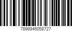 Código de barras (EAN, GTIN, SKU, ISBN): '7898946058727'