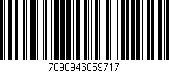 Código de barras (EAN, GTIN, SKU, ISBN): '7898946059717'