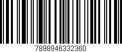 Código de barras (EAN, GTIN, SKU, ISBN): '7898946332360'