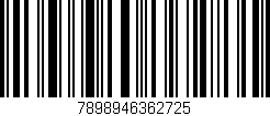 Código de barras (EAN, GTIN, SKU, ISBN): '7898946362725'