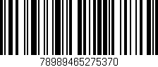 Código de barras (EAN, GTIN, SKU, ISBN): '78989465275370'