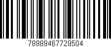 Código de barras (EAN, GTIN, SKU, ISBN): '78989467729504'