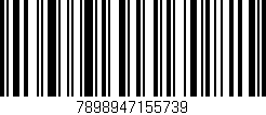 Código de barras (EAN, GTIN, SKU, ISBN): '7898947155739'