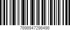 Código de barras (EAN, GTIN, SKU, ISBN): '7898947298498'