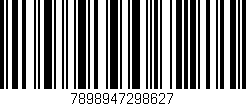 Código de barras (EAN, GTIN, SKU, ISBN): '7898947298627'