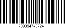 Código de barras (EAN, GTIN, SKU, ISBN): '7898947407241'