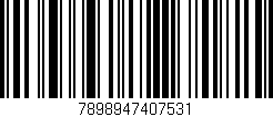 Código de barras (EAN, GTIN, SKU, ISBN): '7898947407531'