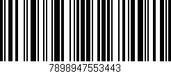 Código de barras (EAN, GTIN, SKU, ISBN): '7898947553443'