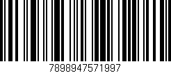 Código de barras (EAN, GTIN, SKU, ISBN): '7898947571997'