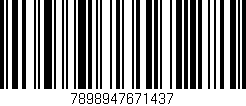 Código de barras (EAN, GTIN, SKU, ISBN): '7898947671437'