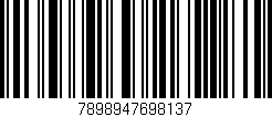 Código de barras (EAN, GTIN, SKU, ISBN): '7898947698137'