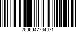 Código de barras (EAN, GTIN, SKU, ISBN): '7898947734071'