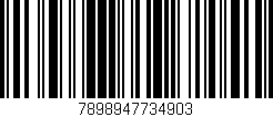 Código de barras (EAN, GTIN, SKU, ISBN): '7898947734903'
