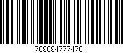 Código de barras (EAN, GTIN, SKU, ISBN): '7898947774701'