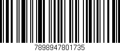 Código de barras (EAN, GTIN, SKU, ISBN): '7898947801735'