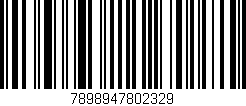 Código de barras (EAN, GTIN, SKU, ISBN): '7898947802329'