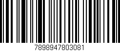 Código de barras (EAN, GTIN, SKU, ISBN): '7898947803081'