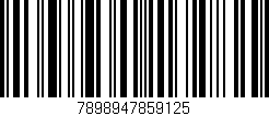 Código de barras (EAN, GTIN, SKU, ISBN): '7898947859125'