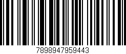 Código de barras (EAN, GTIN, SKU, ISBN): '7898947959443'