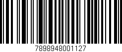 Código de barras (EAN, GTIN, SKU, ISBN): '7898948001127'