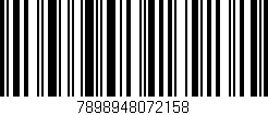 Código de barras (EAN, GTIN, SKU, ISBN): '7898948072158'