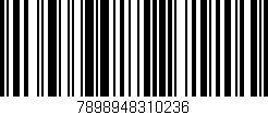 Código de barras (EAN, GTIN, SKU, ISBN): '7898948310236'