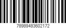 Código de barras (EAN, GTIN, SKU, ISBN): '78989483602172'