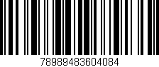 Código de barras (EAN, GTIN, SKU, ISBN): '78989483604084'
