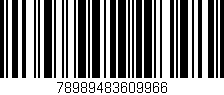 Código de barras (EAN, GTIN, SKU, ISBN): '78989483609966'