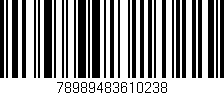Código de barras (EAN, GTIN, SKU, ISBN): '78989483610238'