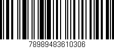 Código de barras (EAN, GTIN, SKU, ISBN): '78989483610306'