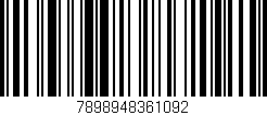 Código de barras (EAN, GTIN, SKU, ISBN): '7898948361092'