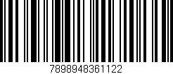 Código de barras (EAN, GTIN, SKU, ISBN): '7898948361122'