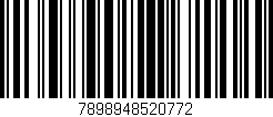 Código de barras (EAN, GTIN, SKU, ISBN): '7898948520772'