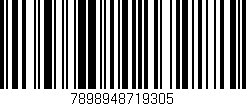 Código de barras (EAN, GTIN, SKU, ISBN): '7898948719305'